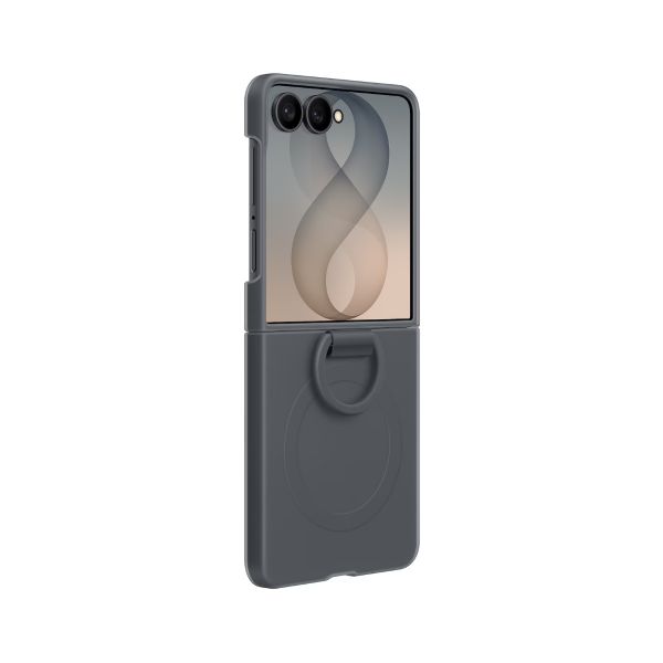 Samsung Galaxy Z Flip8 Silicone Ring Magnet Case, Graphite (EF-EF776CBEGWW)